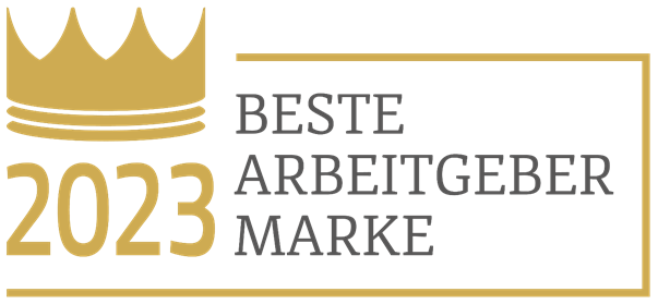 Logo des Employer Branding Awards DACH "Beste Arbeitgebermarken 2023"